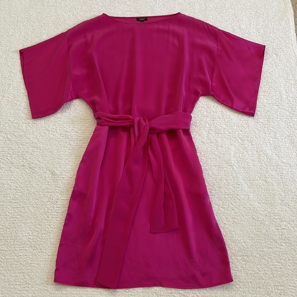 Talbots Dresses & Skirts - TALBOTS KIMONO SLEEVES 100% SILK POPOVER DRESS